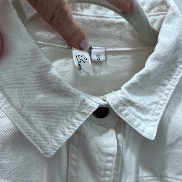 ELAN smiley face utility style shacket - Picture 6 of 6